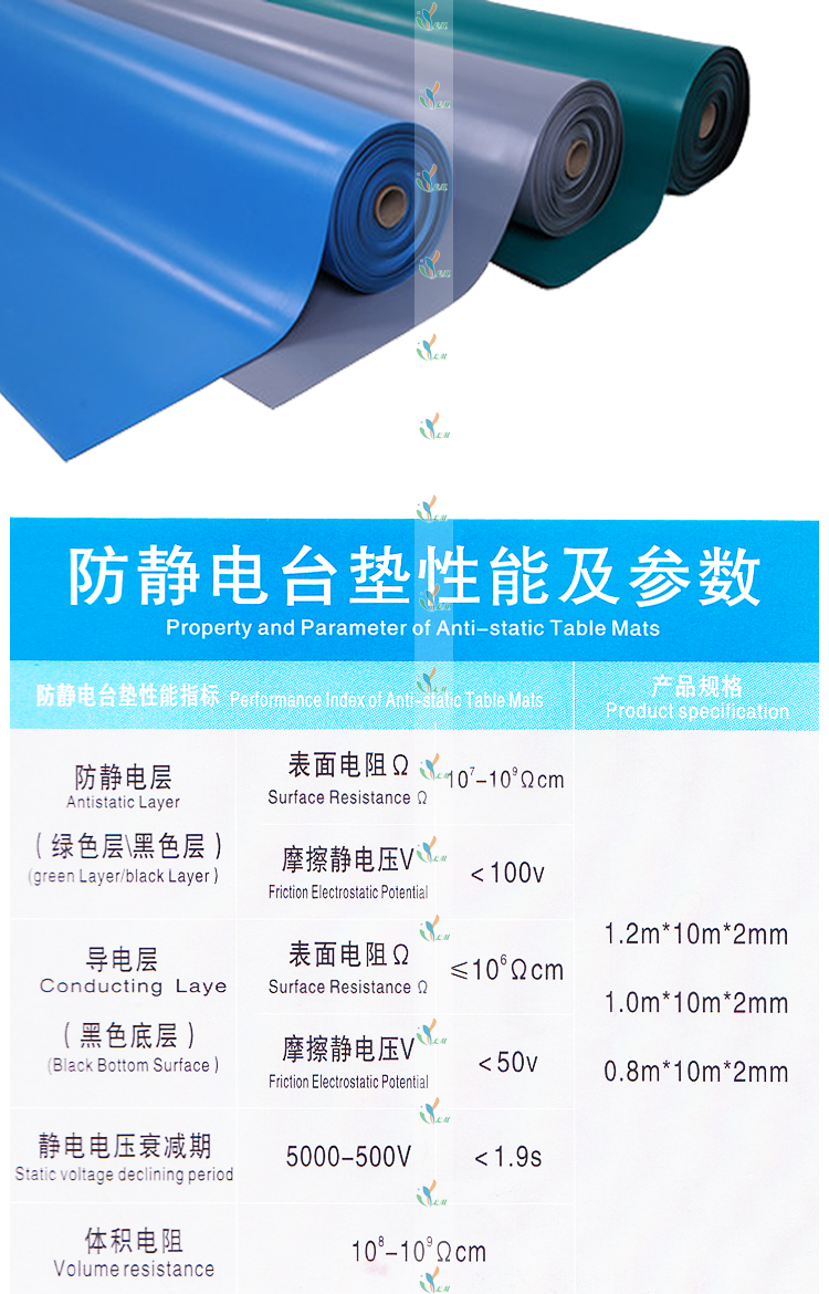 防滑防静电台垫 防滑防静电台垫